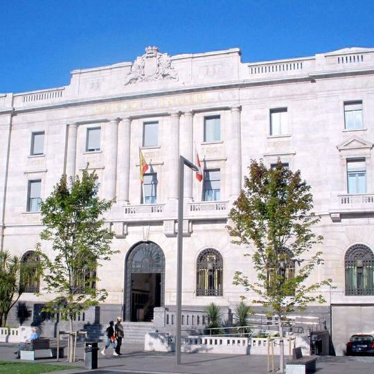Bank of Spain building in Santander