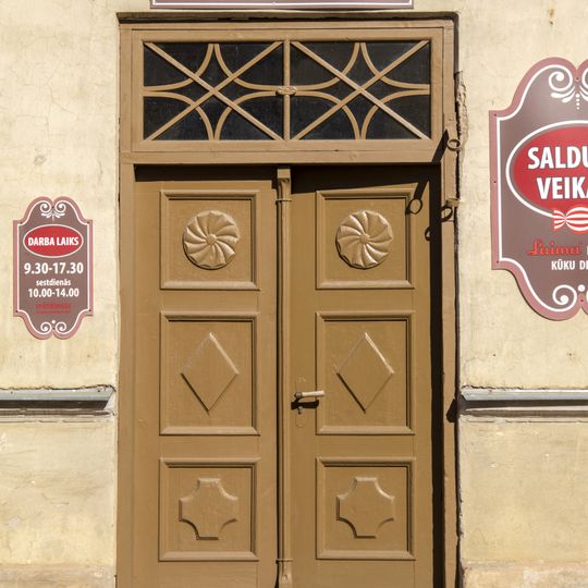 Exterior doors at Smilšu iela 23, Kuldīga