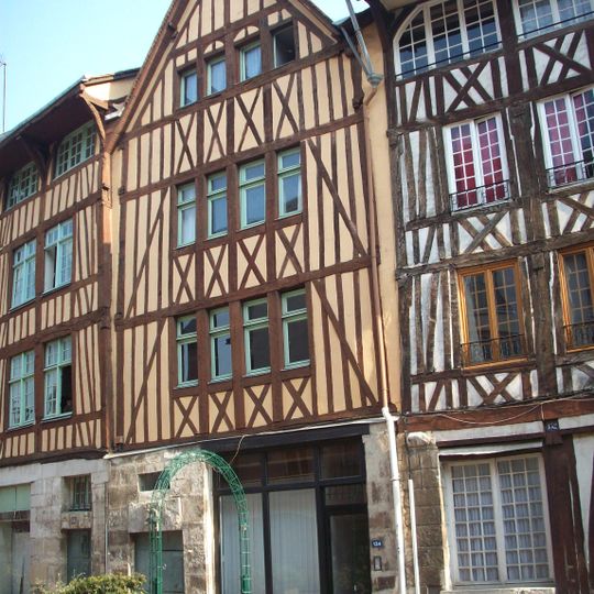 Maison de maître drapier-teinturier, 134 rue Eau-de-Robec