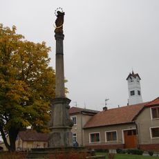 Marian column in Krásná Hora nad Vltavou