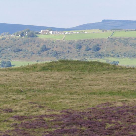 Bowl barrow on Longstone Moor