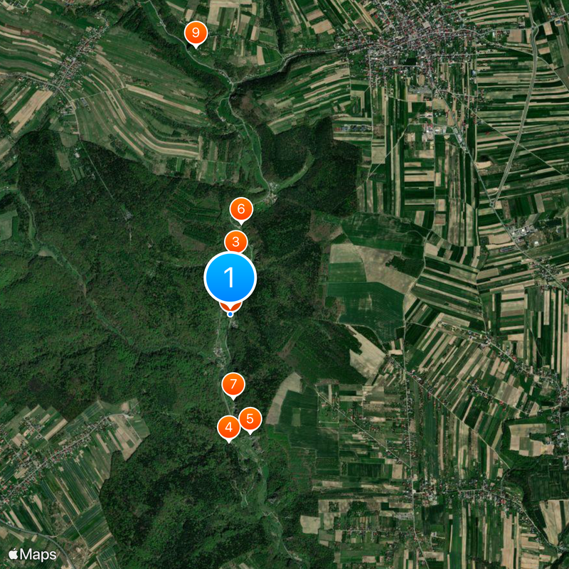 Kraków-Częstochowa Upland Map