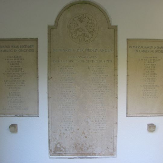 Gedenksteen op het Nederlands ereveld