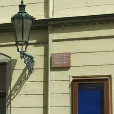 Pamětní deska Günthera Lange na domě Michalská 40/2 v Litoměřicích