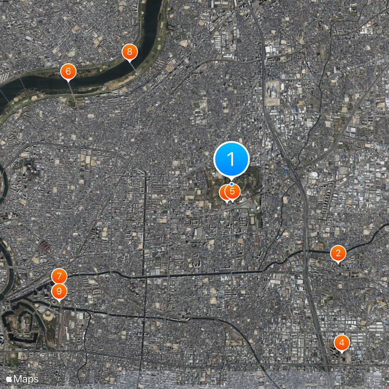 Tsurumiryokuchi Expo '90 Commemorative Park Mappa