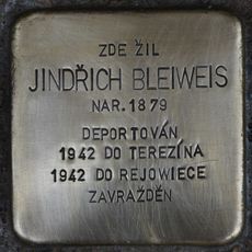 Stolperstein à la mémoire de Jindřich Bleiweis