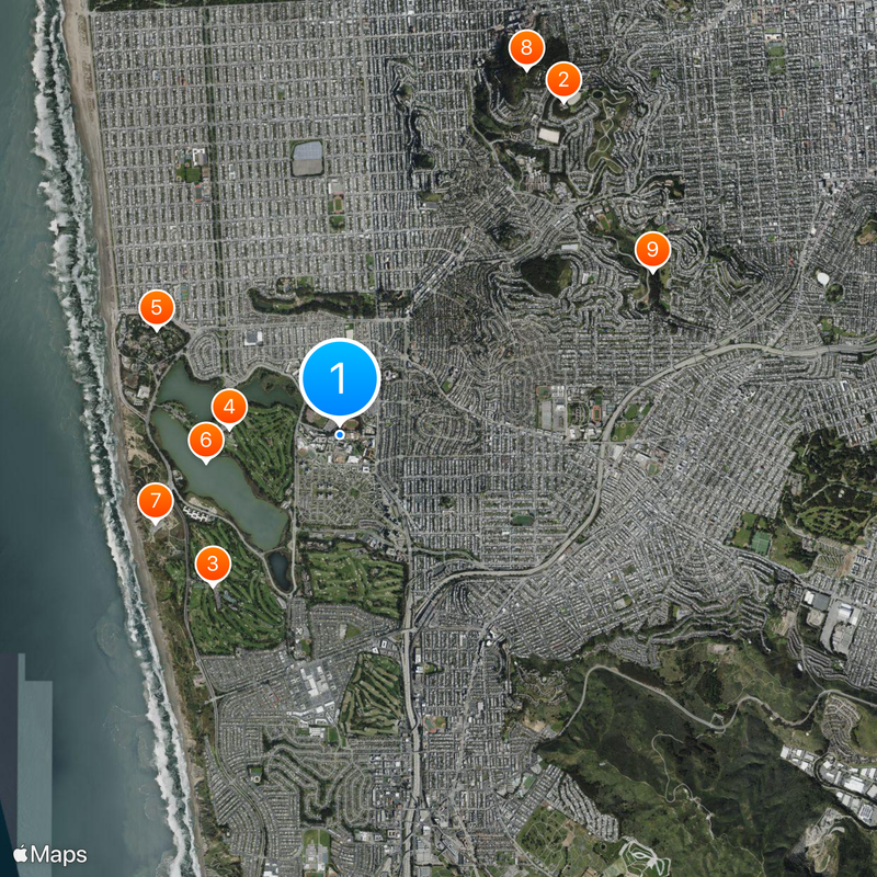 San Francisco State University Map