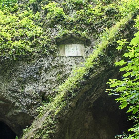 Pamětní deska Karla Maška ve Štramberku v Národním sadu