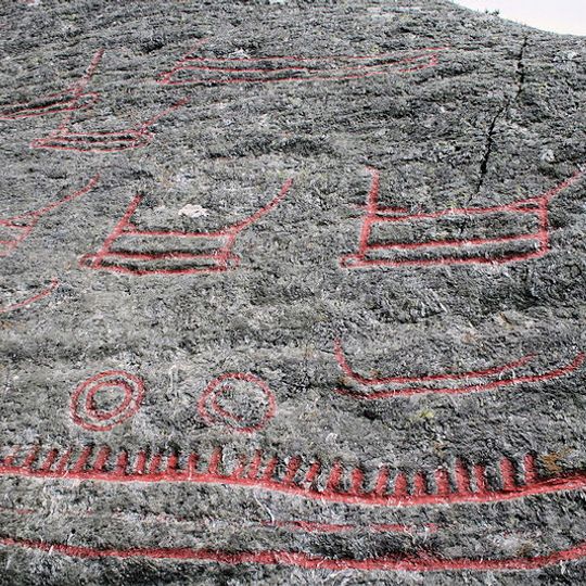 Felsritzungen von Solbakk