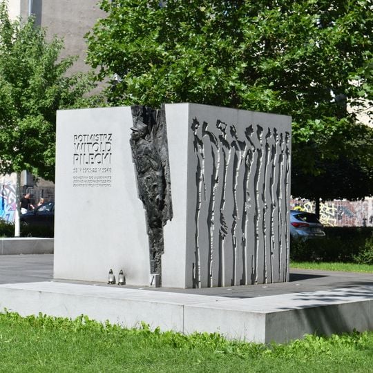 Witold Pilecki Monument in Warsaw