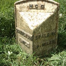 Milepost, Quadring Road, by No. 93