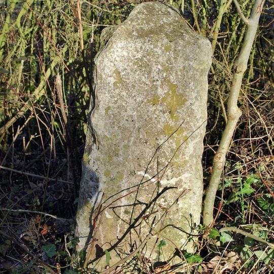 Milestone, Semer Gate Farm, W of farm