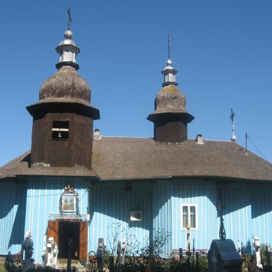 Wooden church in Boroaia, Suceava