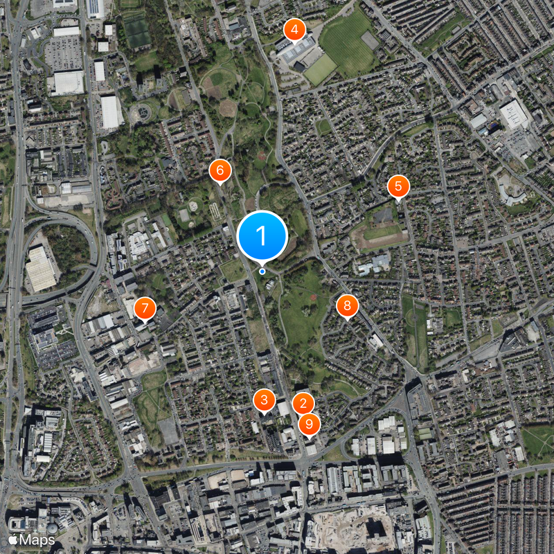 Prince Rupert's Tower Map