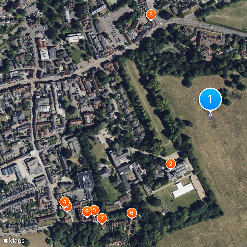 Tring Park School for the Performing Arts Map