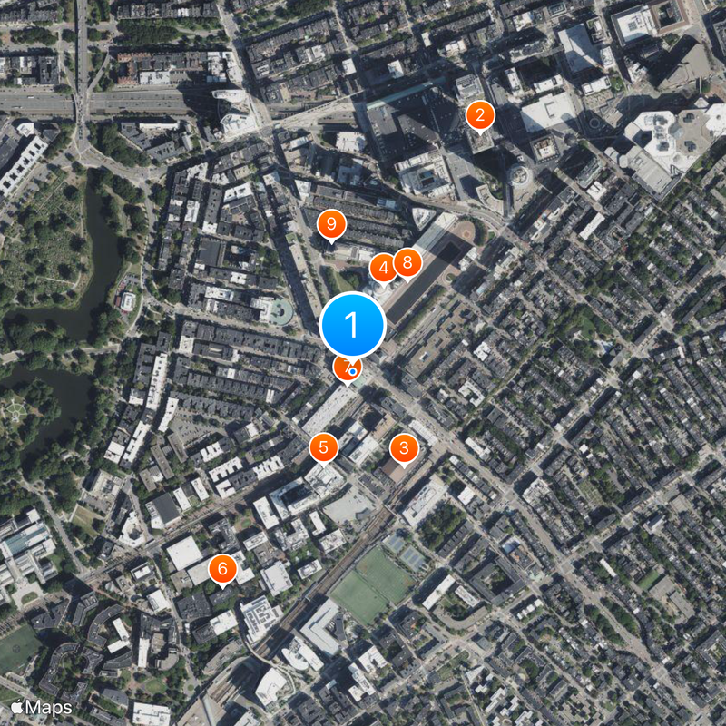 Boston Symphony Orchestra Map