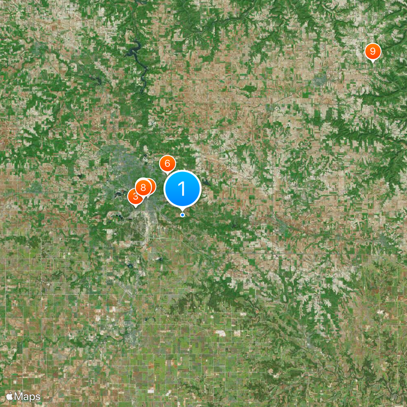 Contea di Olmsted Mappa