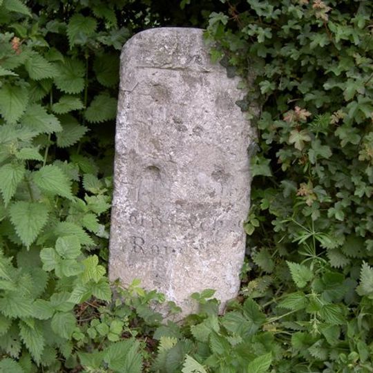 Milestone 500 Metres South Of Standon Cottage