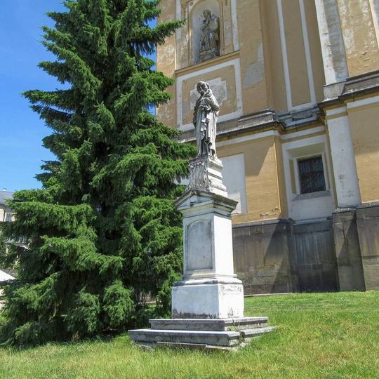 Socha svatého Josefa s Ježíškem ve Šternberku na Horním náměstí
