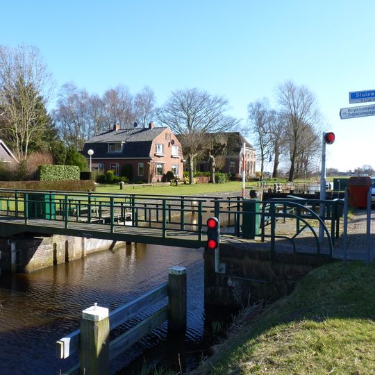 Schutssluis in het Kielsterdiep