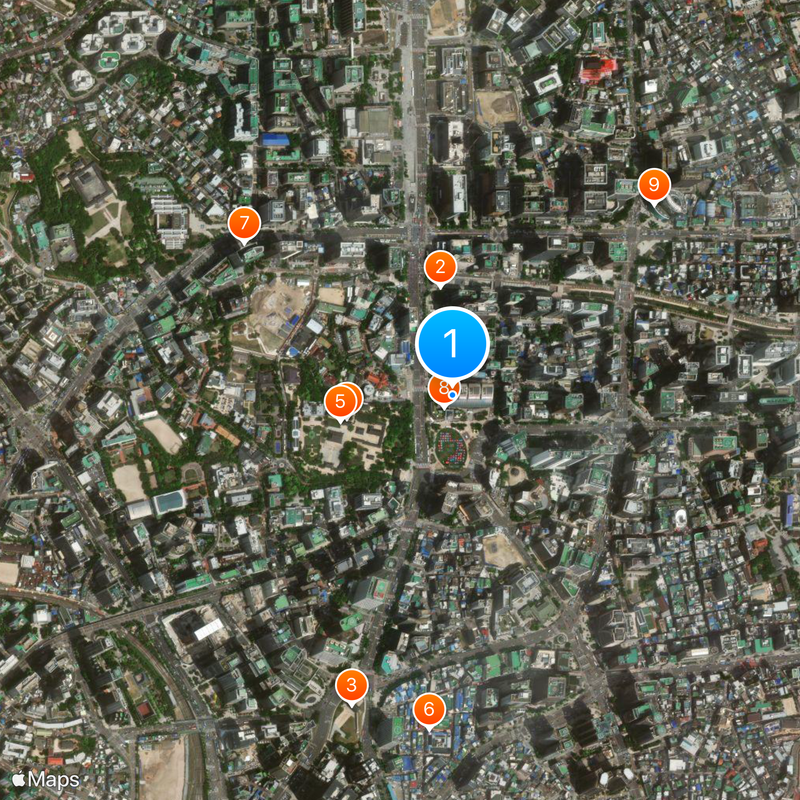 Seoul Capital Area Kaart