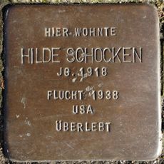 Stolperstein dedicated to Hilde Schocken