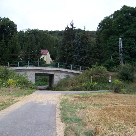 Railway underpass Libčice nad Vltavou - Dolany