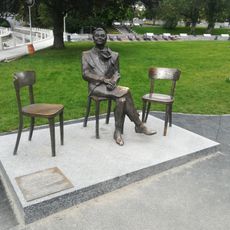 Bogusław Kaczyński monument in Krynica-Zdrój