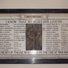 Bromborough WWI Memorial Tablet