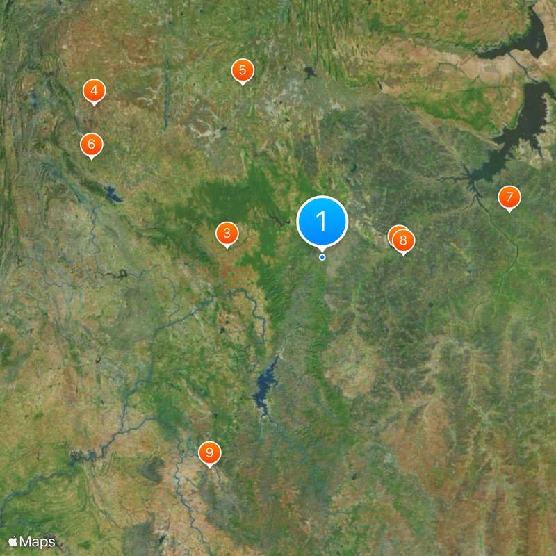 Pratapgarh district Mapa