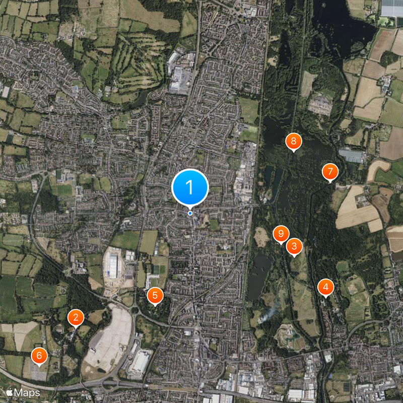 Cheshunt Map