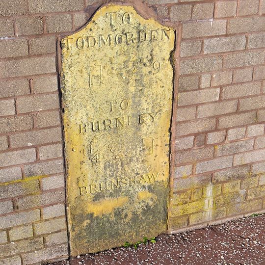 Milestone Inset Into Turf Moor Football Ground Perimeter Wall