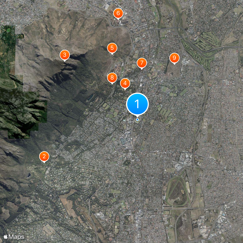 Newlands Cricket Ground Map