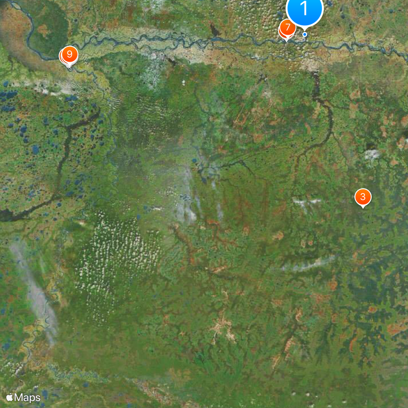 Surgut-2 Power Station Map