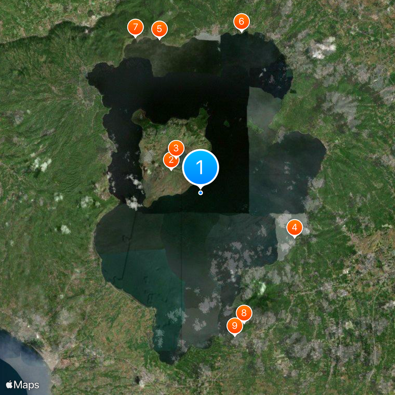 Taal Lake Map
