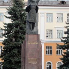 Memorial to fallen Komsomol members in Homieĺ