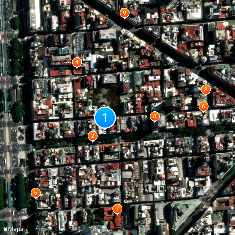 Café Tortoni Map