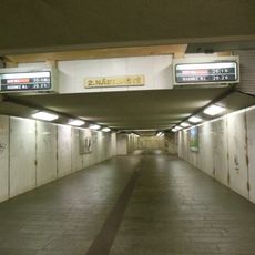 Underpass of Kralupy nad Vltavou train station