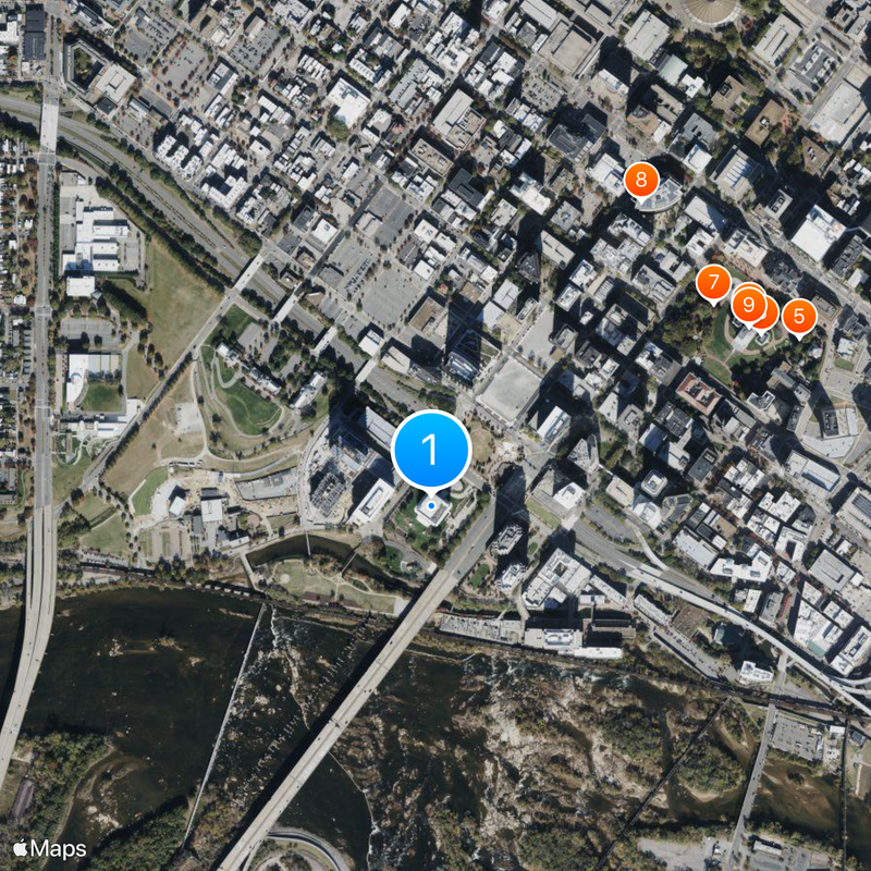 Federal Reserve Bank of Richmond Map