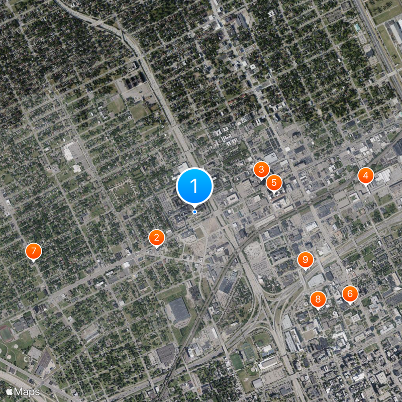 Henry Ford Hospital Map