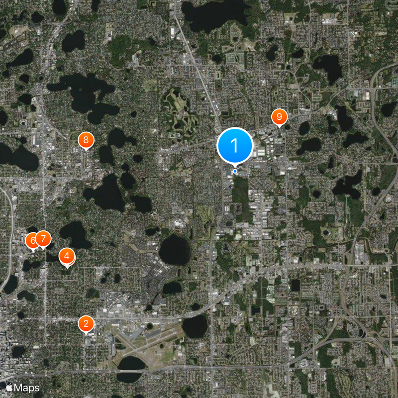 Full Sail University Map