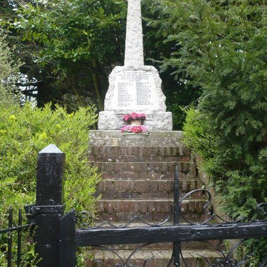 Harbledown and Rough War Memorial, including steps and gate