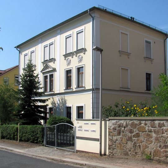 Mietshaus Ludwig August Albert Stock