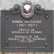 Ramon Magsaysay historical marker