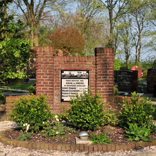 Monument op de begraafplaats