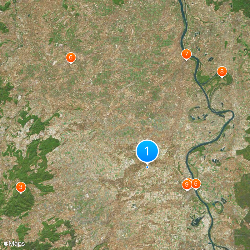 Alzey-Worms district Map