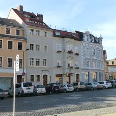 Wohnhaus in geschlossener Bebauung, mit Laden mit originaler Front Demianiplatz 49