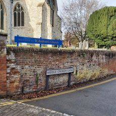 Churchyard Wall Bounding East Side Of Churchyard