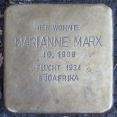 Stolperstein à la mémoire de Marianne Marx
