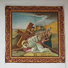 Station III of Via Crucis in Alboraia